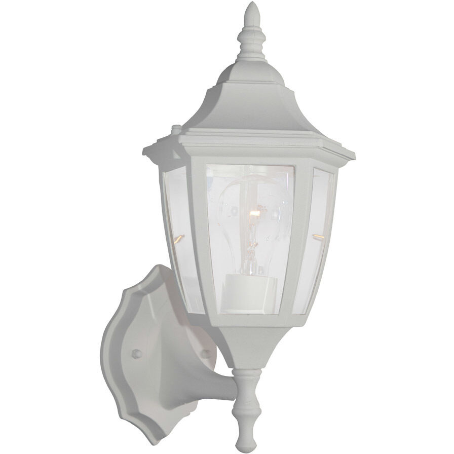 Builder 1 Light 14 inch White Outdoor Wall Lantern